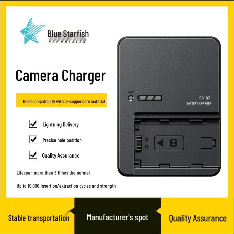 BC-QZ1 Charger for Sony NP-FZ100 Battery: Compatible with A7R4, A7C, A9, A9M2, A6600 Cameras. Charger Only