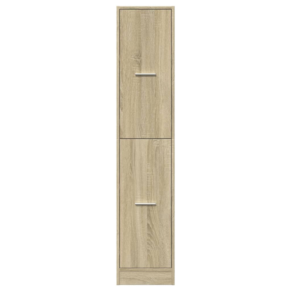 Badezimmerschrank, 2 Schubladen, 4 Ebenen Mit Mehreren Räumen,  30x41x144,5 Cm