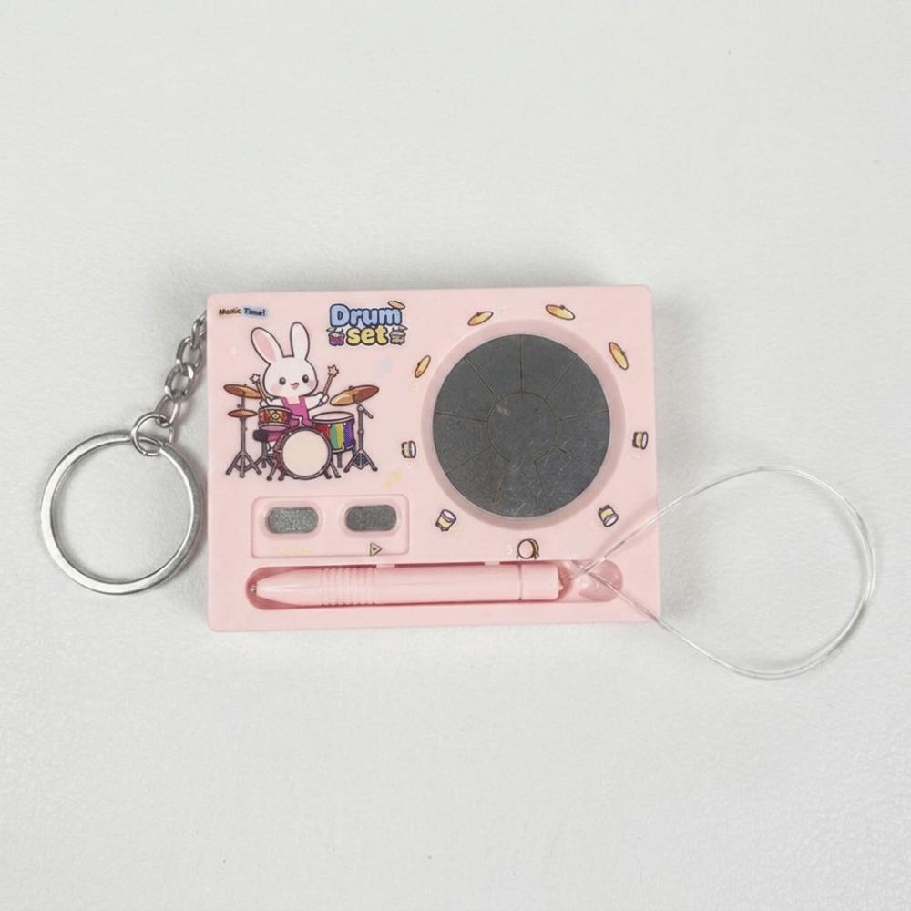 Lightweight Music Instrument Keychain Compact Portable Size Sound Fidget Pendant Holiday Gift