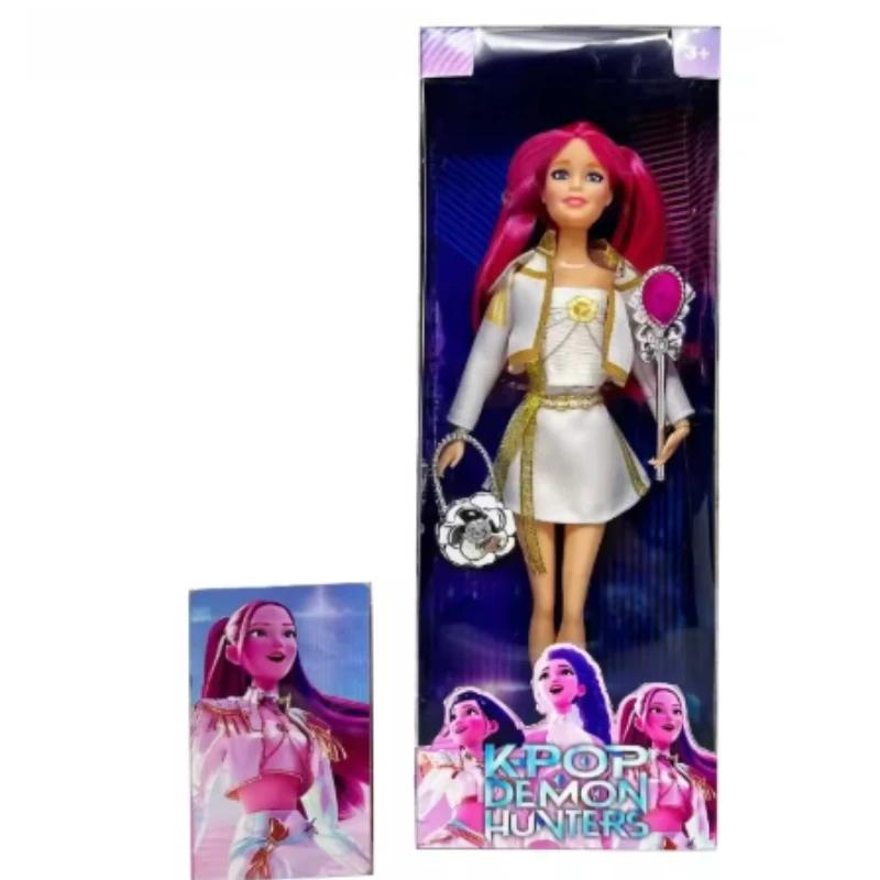##NOWE Lalki Zabawki Kpop Łowcy Demonów Figurka Akcji Zabawka Rumi Mira Zoey Piękna Księżniczka Lalki Dziewczynki Plastikowa Zabawka DIY dla Dziewczynek