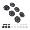 Stainless Steel D Ring Patch Kit PVC Paddle Board D Rings with Rope Hooks for Kayak Inflatable Boat 