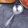 Stainless Steel Short Handle Soup Spoon Leaky Restaurant Shared Vegetable Spoon Household Rice Vermicelli Spoon Flour Spoon