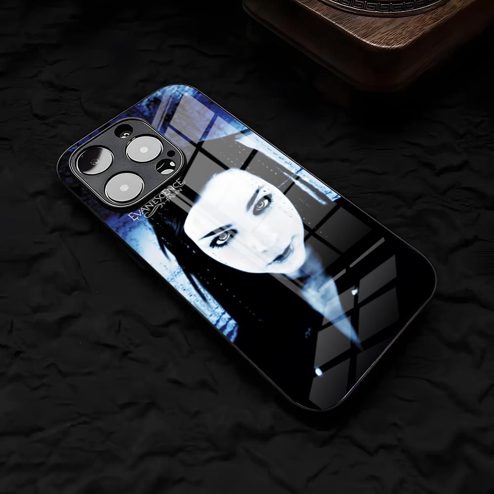E-Evanescence Amy L-Lee Phone Case For IPhone 17 Air 16 E Pro Max 15 14 13 Mini 12 Pro 11 Max Plus Black Glass Cover
