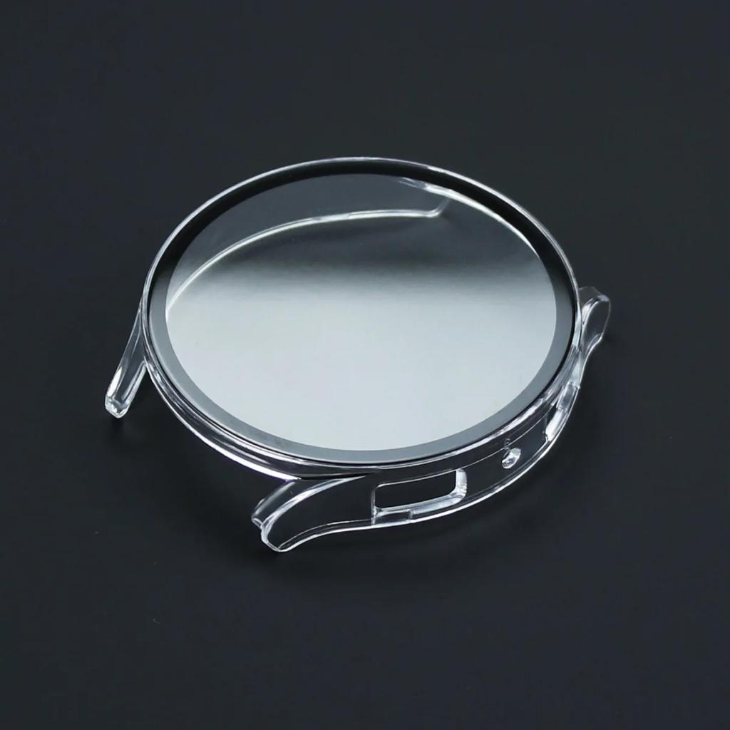 Glass+Case for Samsung Galaxy Watch 7/6/5/4 44mm 40mm Tempered cover Full PC bumper screen protector Galaxy watch FE Accessories