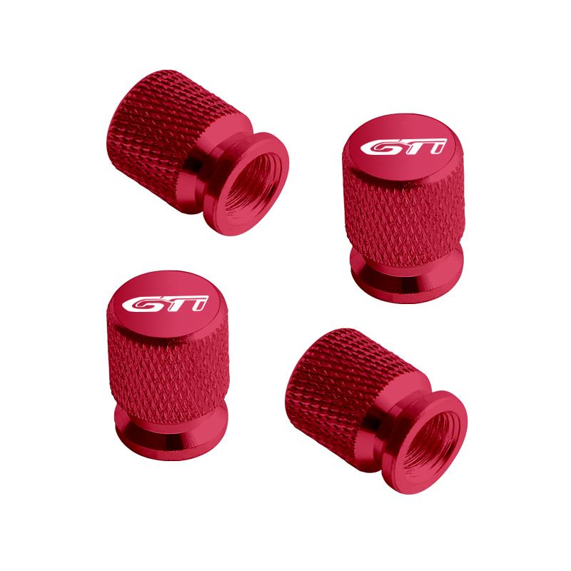 For VW VOLKSWAGEN 2026 New For Peugeot GTI Emblem 106 107 206 207 208 301 307 408 508 3008 Badge Car Wheel Tire Valve Caps Tyre