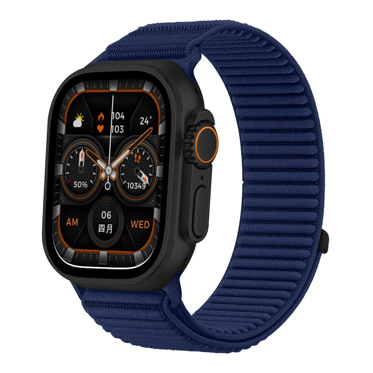 

Нейлоновый ремешок для apple watch ultra 49 мм 38 40 42 44 45 46 мм дышащий спортивный ремешок для iwatch 10 9 8 7 6 5 se браслет для смарт-часов 38 40 41 s10-42mm