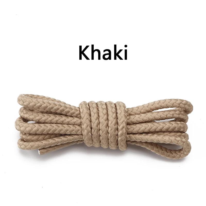 Nieuwe Ronde Schoenveters Outdoor Wandelschoen Hoge Schoenveters Casual Sneakers Sportschoenen Leer Schoenen Laarzen Kinderen Schoenveter Accessoires 120cm beige
