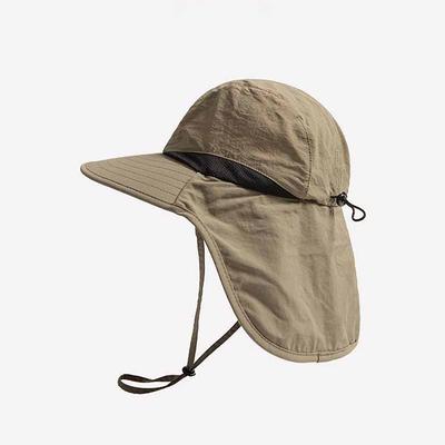 Outdoor Visor UV Neck Protection Bucket Hats Summer Wide Brim Waterproof And Quick-drying Panama Caps Fishing Hat