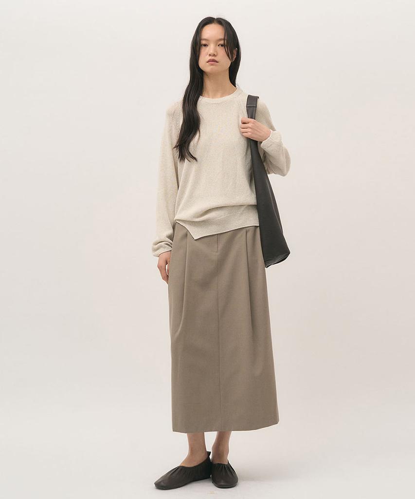 Leopeusaideuhwaiteulabel Clever Skirt Humus