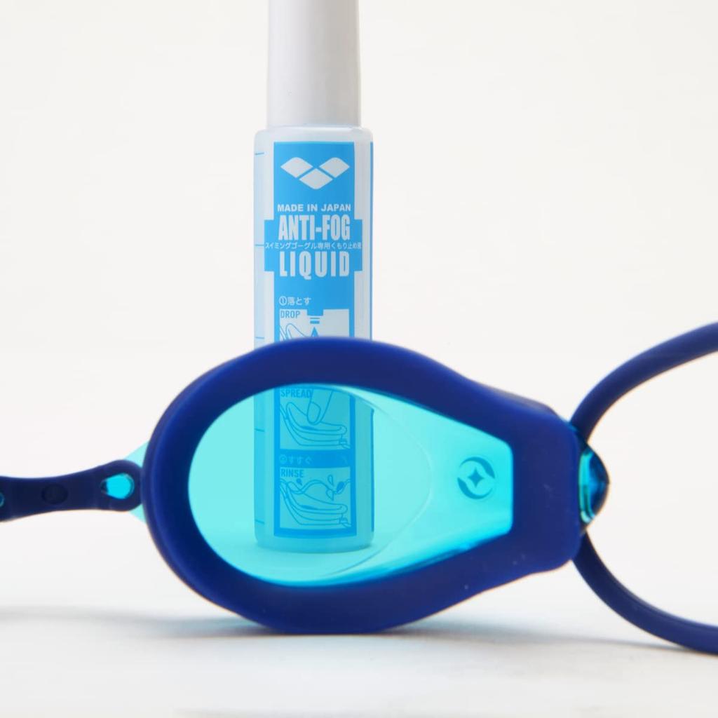 Arena Swimming Goggles for Racing Unisex Blue Free Size [FINA Approved] [Splash] Anti-fog (Linon Function) AGL-500