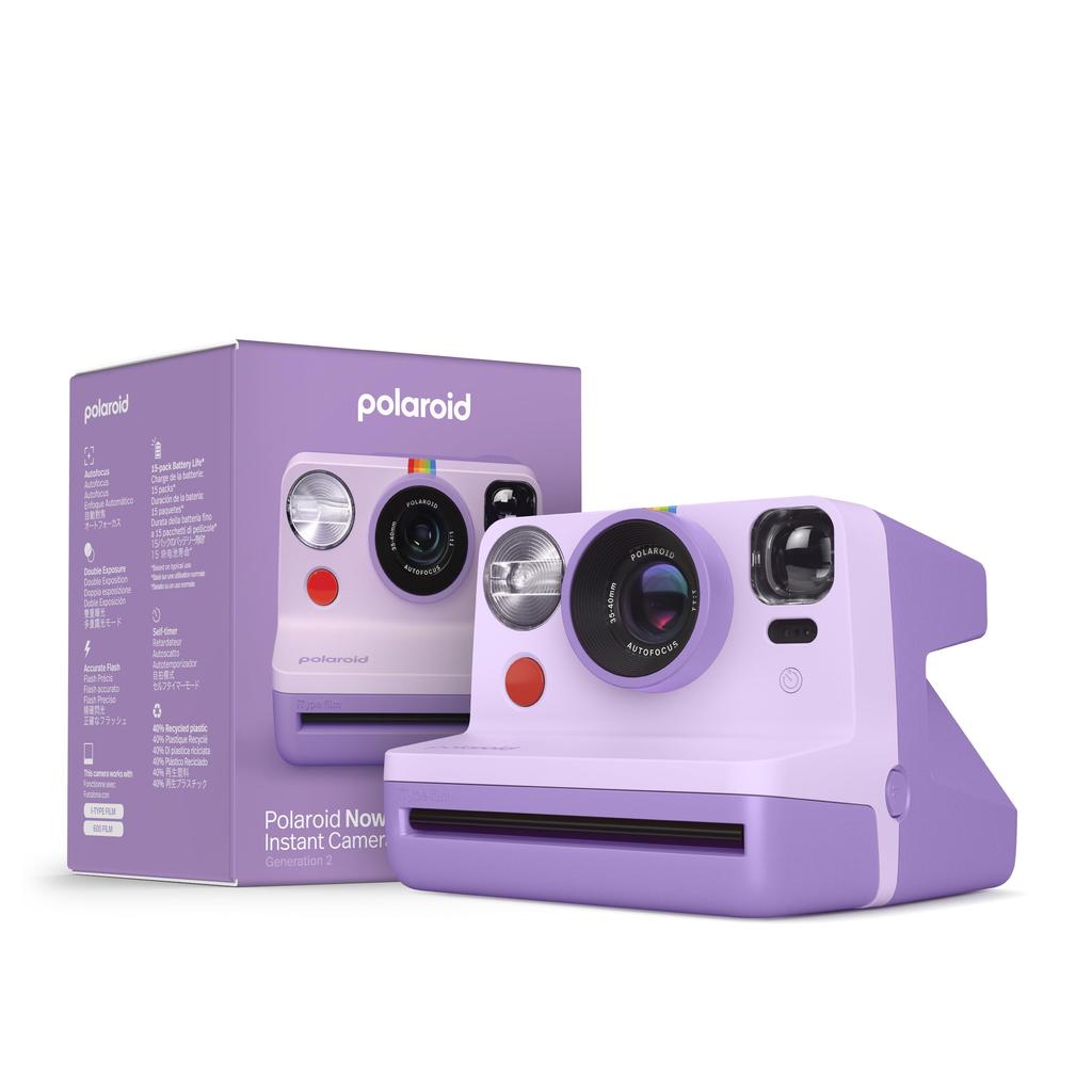 Polaroid Now 2. Generation Sofortbildkamera Lila I-Type - (9149)