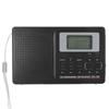 CS‑106 Full Band Radio Mini FM/AM/SW/MW Receiver with Digital Clock Earphone