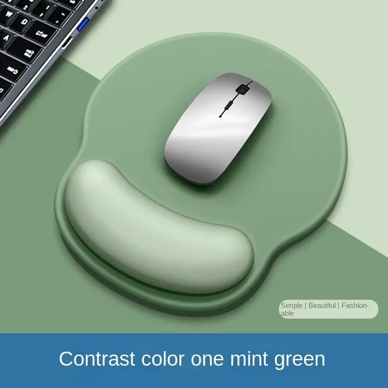 Tapis de souris dégradé, support de poignet confortable, tapis de souris antidérapant, tapis de souris souple, support de poignet, tapis de souris en silicone pour ordinateur