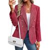 New Women's Solid Color Blazer Autumn Casual Fashion Street Style Jacket