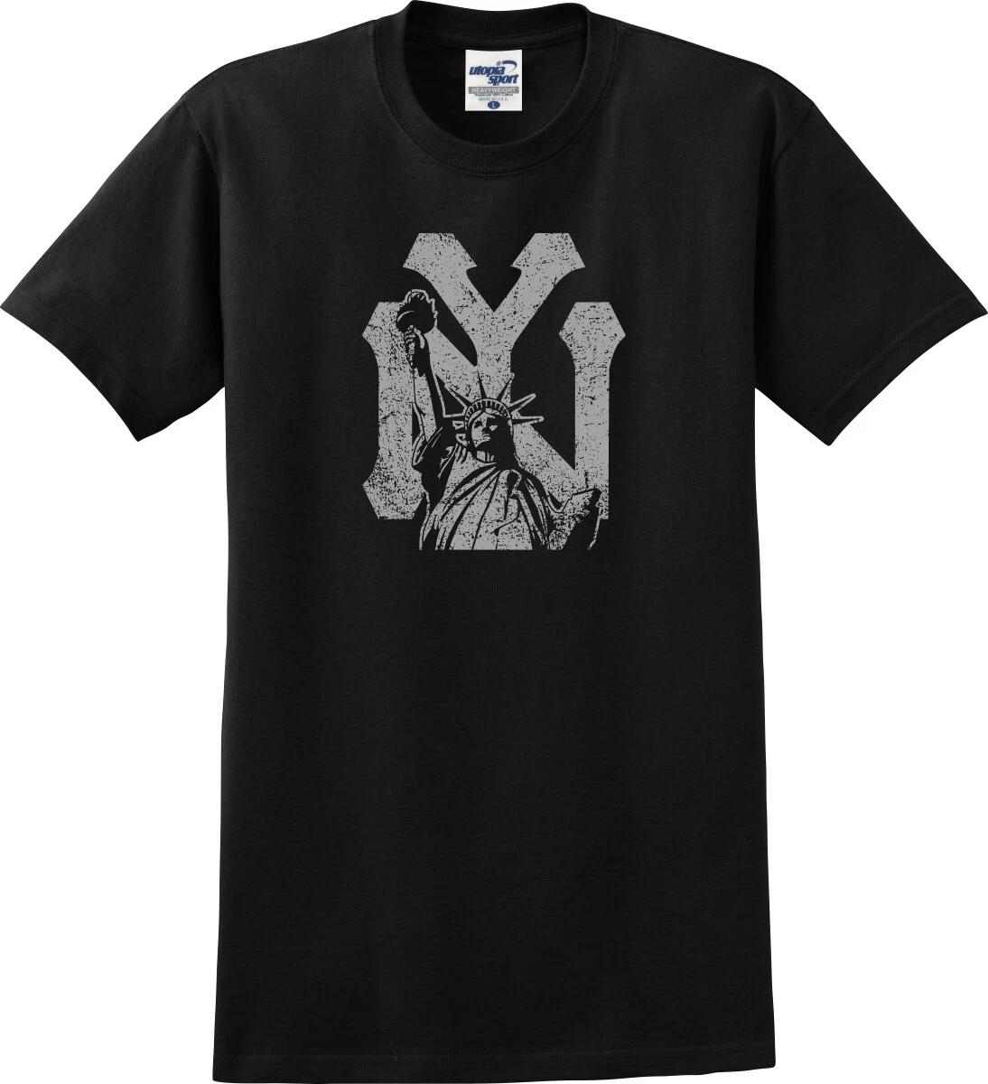 New York City NY Statue of Liberty Distressed Unisex T shirt (S-5X) L