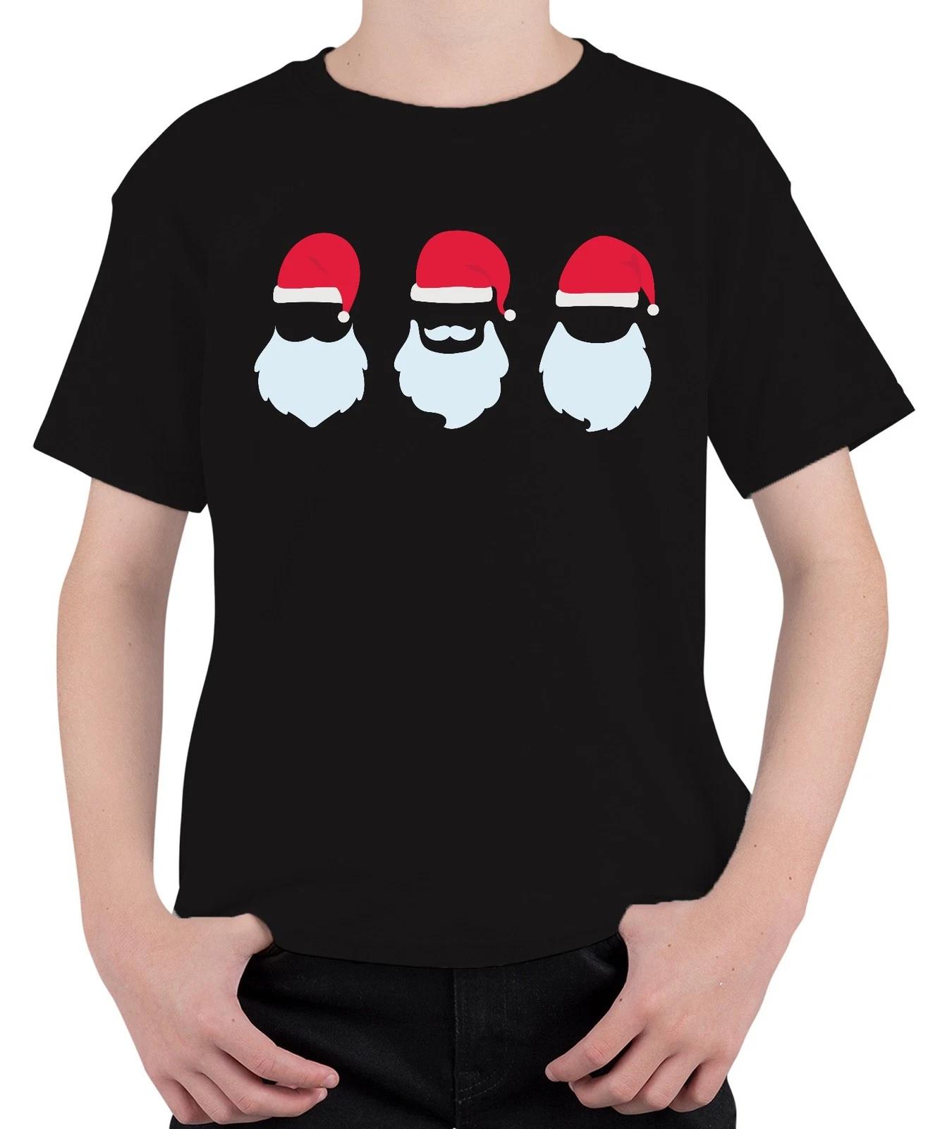 Drei Weihnachtsmänner Santa Klaus - Weihnachten Weihnachtsgeschenk Christmas Uni XXXXL
