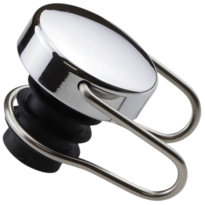 Bouchon de bouteille - Tip Top Seal - Noir - Bouchon de vin - Étanchéité optimale - Facile à utiliser