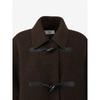Cc Collect Hairy Toggle Decorative Half Coat C254msg021