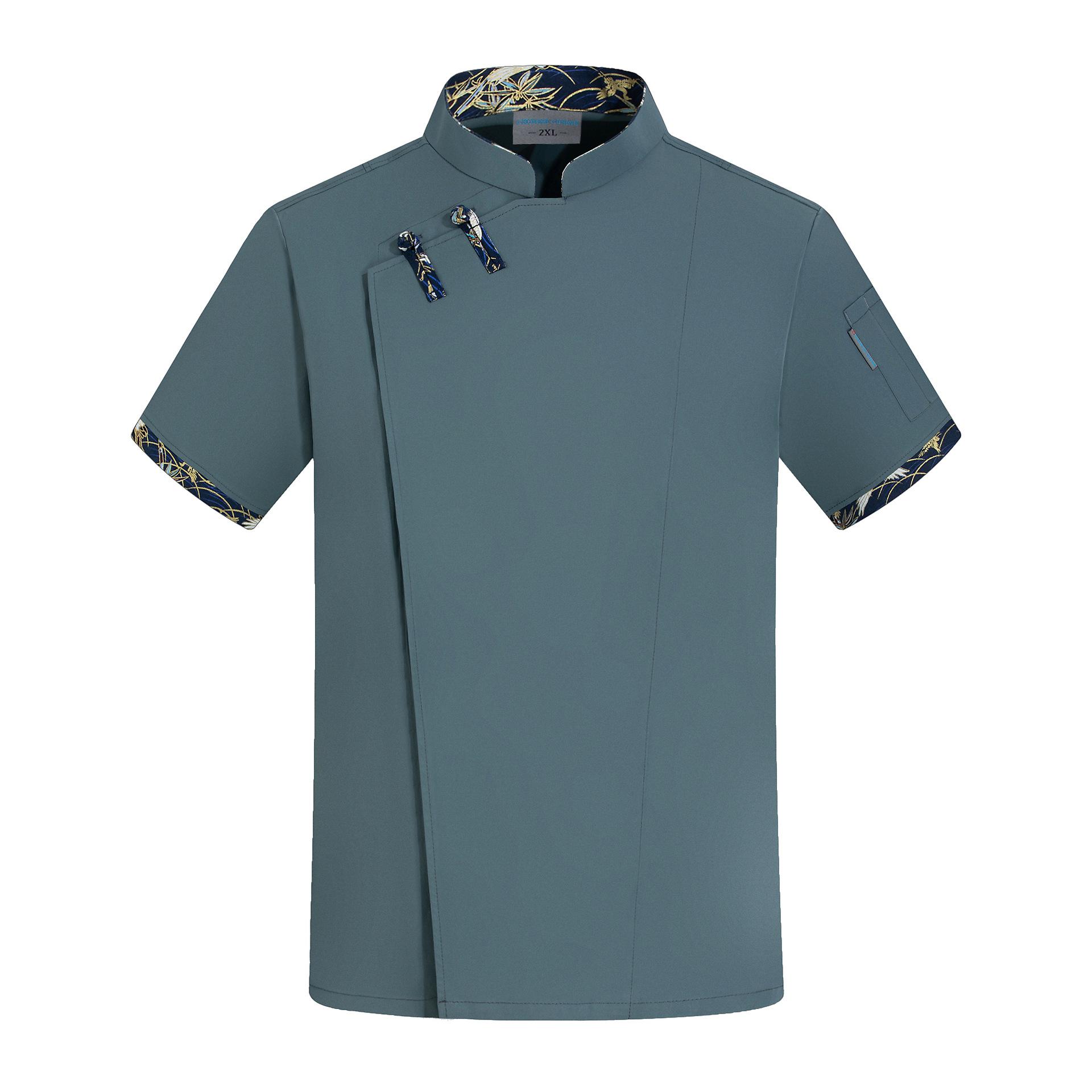 

Профессиональная куртка шеф-повара Удобная рабочая одежда для ресторана, пекарни, кухни M зелёный