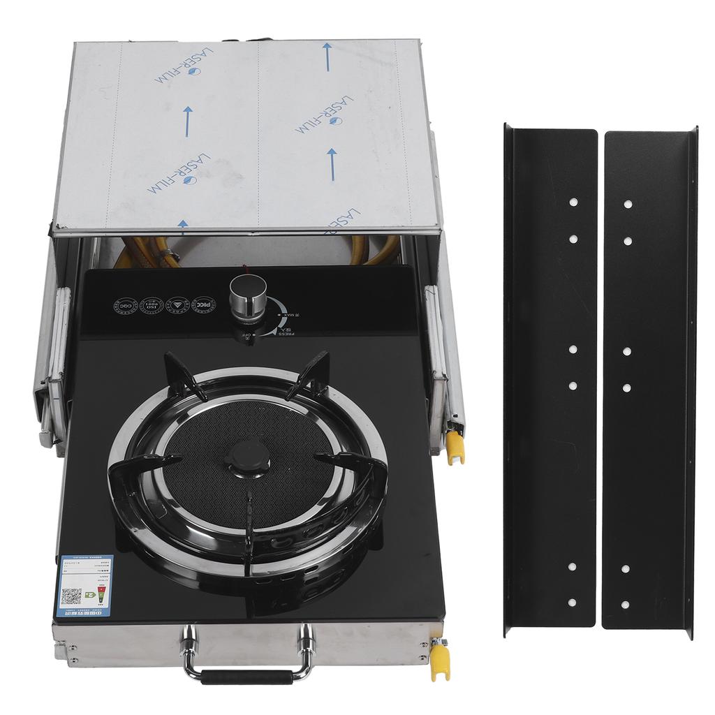 RV Burner Cooking Gas Stove Stretchable Outdoor Small Cooktop High Hardness Stainless Steel for RV C