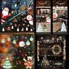 2025 Holiday Window & Wall Snowflake Stickers - Christmas & New Year Decorations
