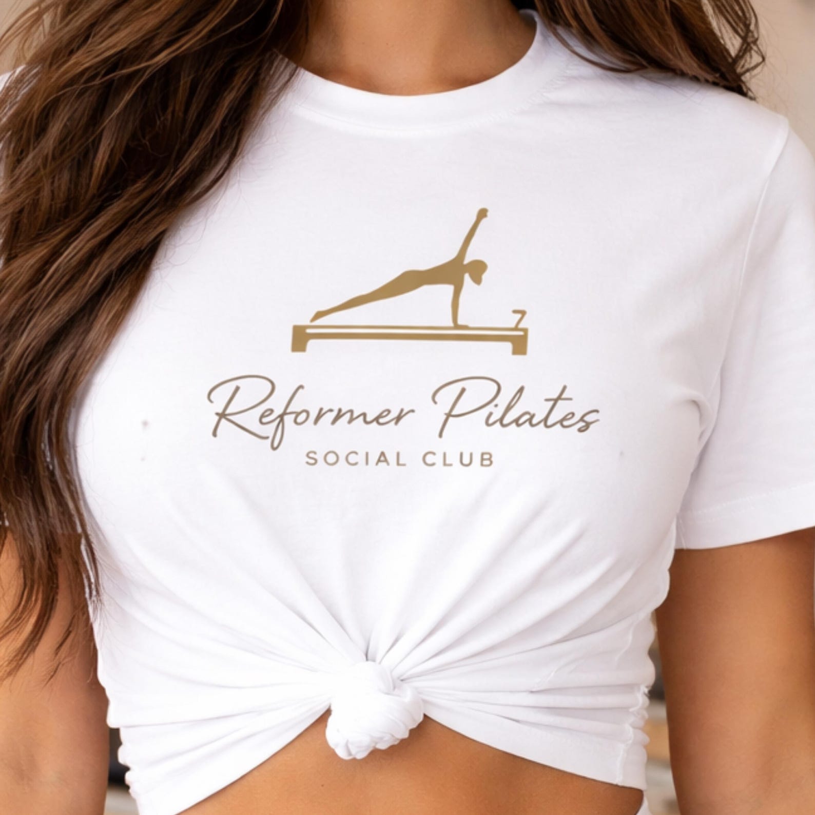 Reformer Pilates T Shirt | Pilates Social Club Tee | Minimalist Gym Shirt | Pilates Lover Gift | Aesthetic Workout Tee M