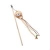 Cat Teaser Wand Toy Plush Catcher Exerciser Interactive with Bells for Other Pets,