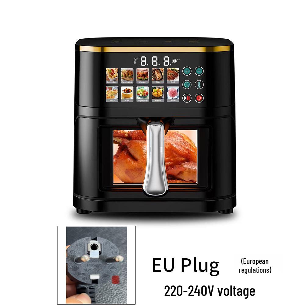 Inteligentna frytkownica powietrzna ze stali nierdzewnej o dużej pojemności 10L/12L