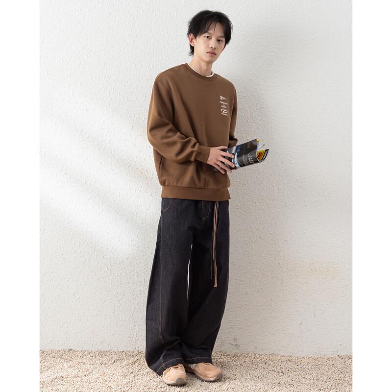 TonLion Men's Casual Crew Neck Graphic Sweatshirt