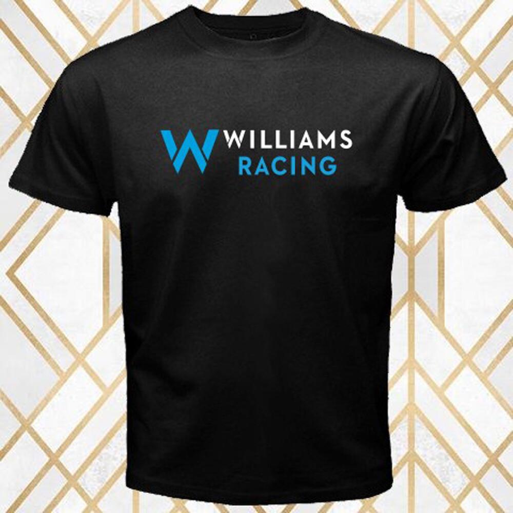 Williams Racing Team Car Men s Black T-Shirt Size S 3XL XXL