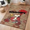 Snoopy Sweet Love Ride Rectangular Rug Nonslip Easyclean Carpet For Kids Bedroom Play Area Home Decor Great Holiday Gift