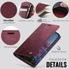 För iPhone XR 6,1 tum Fodral CASEME 033-serien RFID-blockerande Plånbok Stöd Kalvstruktur Läder Telefonfodral
