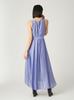 Clear Line Dress FWFO254261 BLU 1 Semi-sheer