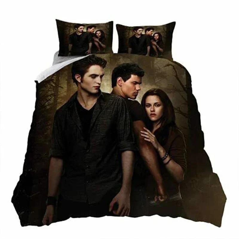 Comforter 3D Printed Twilight Saga Bedding Set For Bedroom Soft Modern S Comefortable Kids And