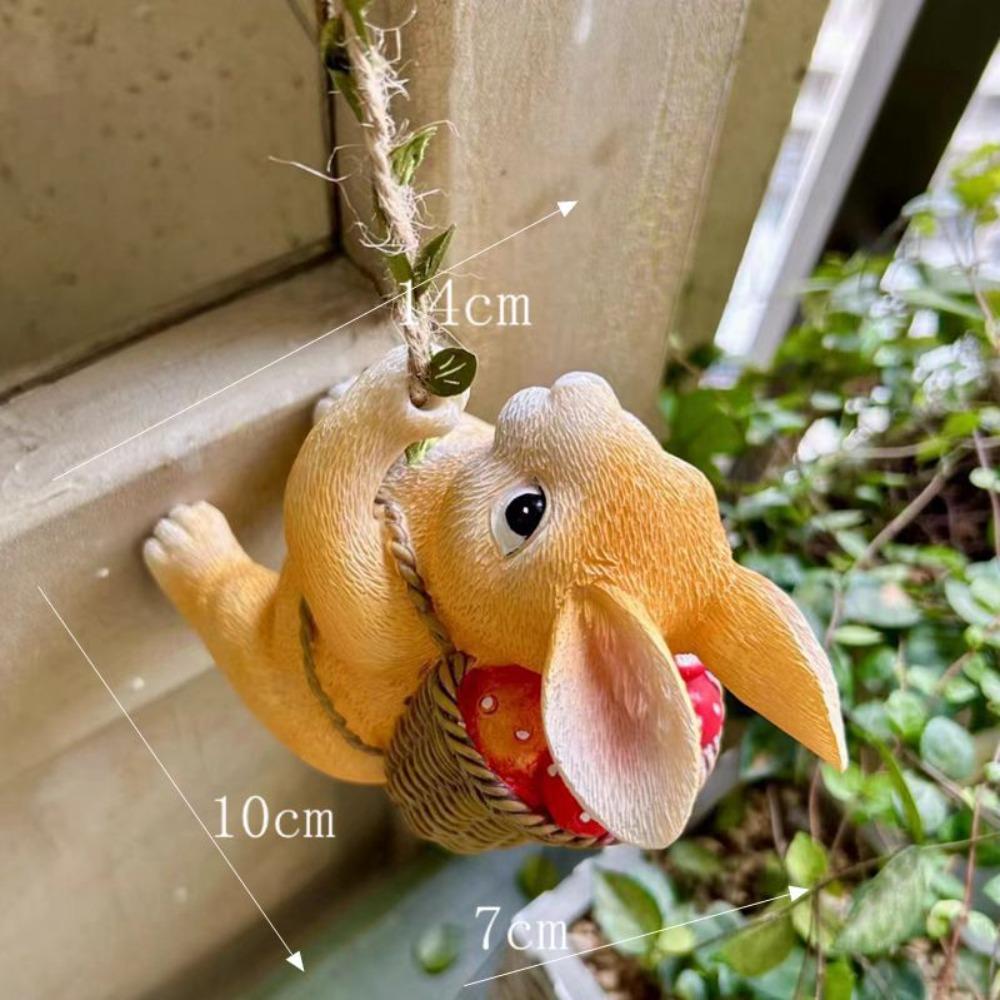 Creative Garden Animal Statue Hanging Monkey Outdoor Figurine Ornaments