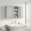 Bathroom Cabinet Set 3 Pcs 116 X 16 X 62.5 Cm Engineered Wood