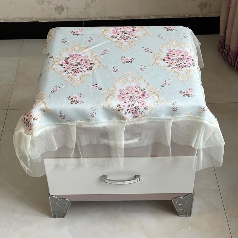 

75см*80см тканевый чехол для прикроватной тумбочки пылезащитный чехол для принтера чехол для микроволновой печи полотенце 75*80cm