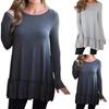 Women's Casual Elegant Fashion Comfortable Long Pleated Long Sleeve Top