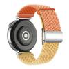 For Huawei Watch GT 4 41mm Universal 18mm Watch Strap Woven Wrist Band with Silver Magnetic Buckle