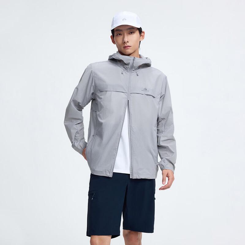 Pioneer Camp Men's Summer Outdoor Breathable Hooded Sun Protection Jacket