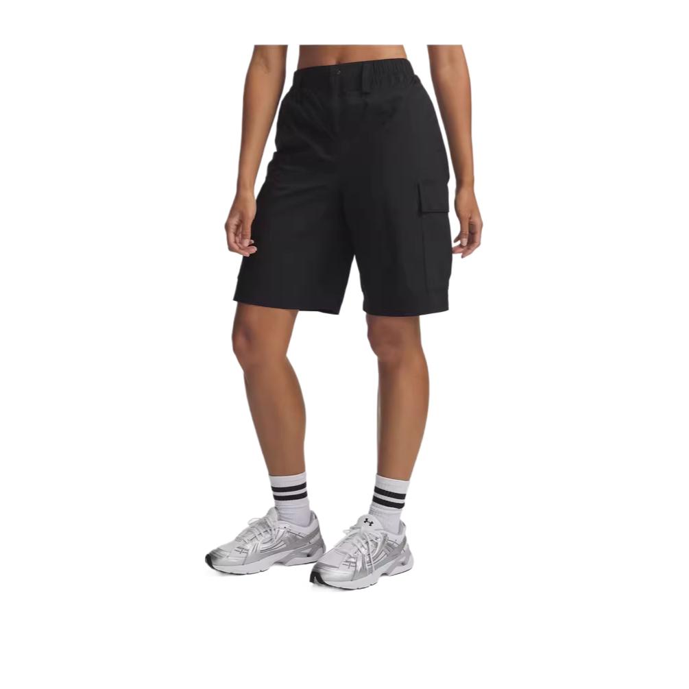 Under Armour Unstoppable SS26 Solid Fit Mid Rise Cargo Shorts Women shorts 6009697-008 M