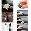 2pcs Car Eyeglass Holder + 2pcs Hook Set Car Sun Visor Glasses Ticket Card