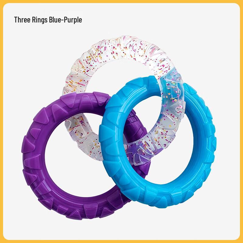 Interactive 3-Ring Puppy Tug Toy