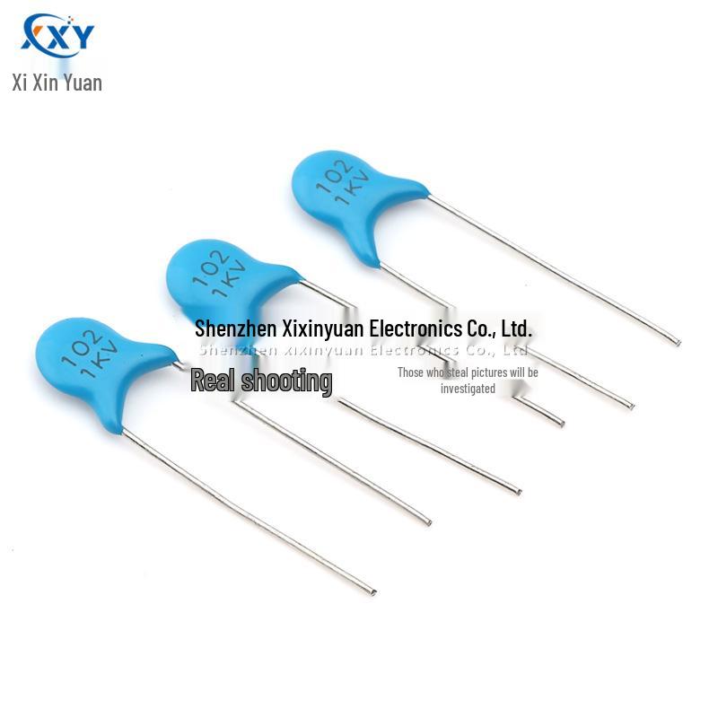 High Voltage 1nF 1000V 20% Ceramic Capacitor Through-hole Blue Dielectric
