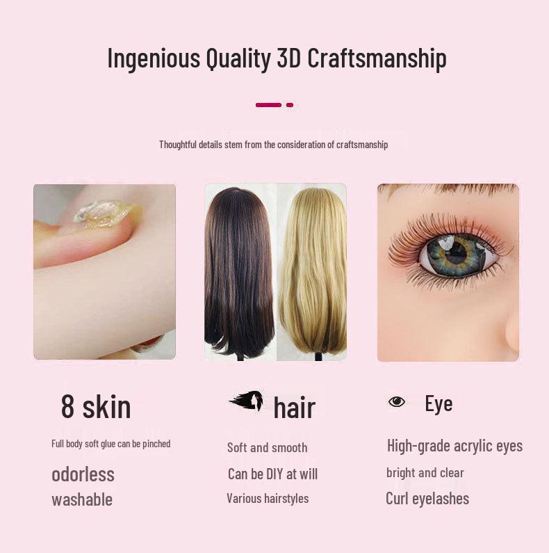 55cm Full Vinyl Baby Doll - Children's Day Gift, Reborn Companion & Bath Toy.