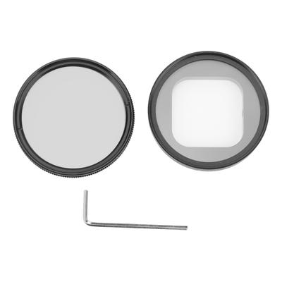 52mm Action Camera Lens Filter Optical Glass CPL Polarizer Filter with UV Filter Adapter Frame for