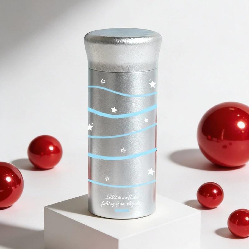 

200ml Pure Titanium Insulated Thermos Coffee Cup | Dazzling Glitter Portable Leak-Proof Luxury Gift 200ml
