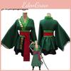 One Piece Roronoa Zoro Cosplay-Kostüm in leuchtenden Farben für Damen zu Halloween