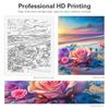 Frame Painting By Numbers For Adults Handiwork Rose Beach Landscape Markers By Numbers Decorative Painting For Home Decors 40x50