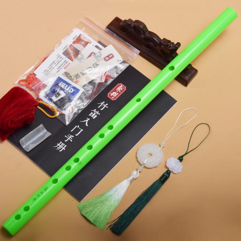 Professional Grade Drop-Resistant Imitation Jade Flute, Crack-Resistant, Adult & Student Performance, F Key